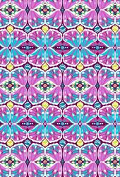 Изображение продукта wallunica Floral pattern | Purple and blue repeating design