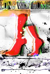 wallunica Ilustrations - Wall Art | Red boots illustration - 1
