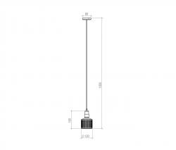 Bert Frank Riddle подвесной светильник White & Chrome - 2