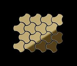 Alloy Ubiquity Titanium Gold Mirror Tiles - 2