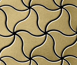 Alloy Ninja Titanium Gold Brushed Tiles - 1