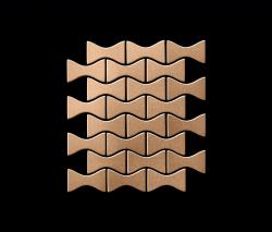 Alloy Kismet Titanium Amber Brushed Tiles - 2