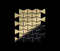 Alloy Kismet Titanium Gold Mirror Tiles - 2