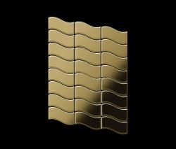 Alloy Flux Titanium Gold Mirror Tiles - 2
