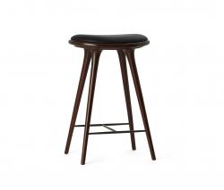 mater высокий стул dark stained hardwood 66 - 1