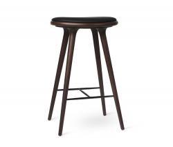 mater высокий стул dark stained hardwood 74 - 1