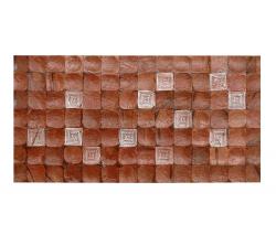 Cocomosaic Cocomosaic tiles brown bliss with square white stamp - 2