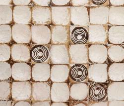 Изображение продукта Cocomosaic Cocomosaic wall tiles white patina with oval brown stamp