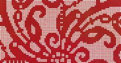Bisazza Embroidery Red mosaic - 1