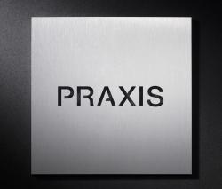 PHOS Design Beschriftungs-Schild Praxis - 1