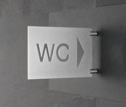 PHOS Design Hinweisschild WC PWC PFR S - 1