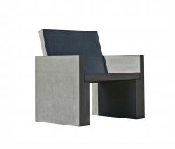 OGGI Beton Volterra Concrete кресло с подлокотниками - 1