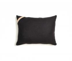 AVO Black Lines Leather Pillow - 12x16 - 2
