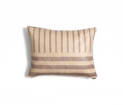 AVO Desert Sand Stripe Leather Pillow - 12x16 - 1