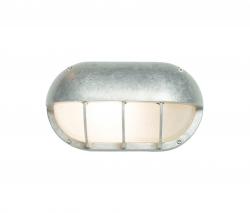 Davey Lighting Limited 8125 Oval Aluminium Bulkhead with Eye Shield E27 | G24 - 1