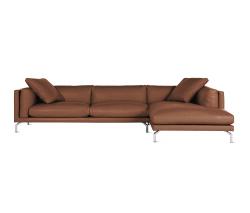 Design Within Reach Como Sectional Chaise в коже, Right - 1