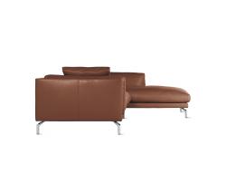 Design Within Reach Como Sectional Chaise в коже, Right - 3