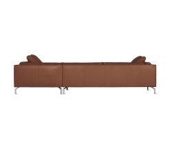 Design Within Reach Como Sectional Chaise в коже, Right - 4