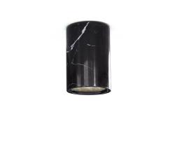 Terence Woodgate Solid | Downlight Cylinder in Nero Marquina Marble - 1