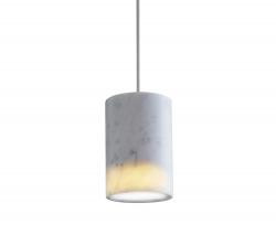 Изображение продукта Terence Woodgate Solid | подвесной светильник Cylinder in Carrara Marble