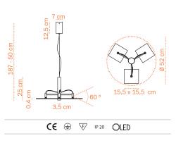 Bernd Unrecht lights Adjust S – OLED - подвесной светильник - 5