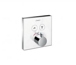 Изображение продукта Hansgrohe ShowerSelect glass смеситель термостатический for concealed installation for 2 outlets