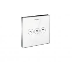 Изображение продукта Hansgrohe ShowerSelect glass valve for concealed installation for 3 outlets
