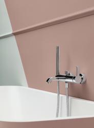 Zucchetti ON single lever exposed bath-shower mixer - 1