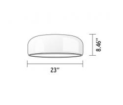 Потолочный светильник FLOS SMITHFIELD C HL грязно-серый - 2