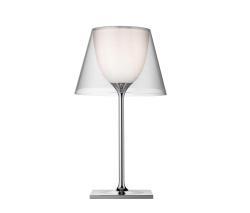 Изображение продукта Настольный светильник FLOS KTRIBE T1 GLASS DIM хром/прозрачный