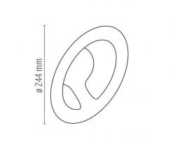 Настенный светильник FLOS OROTUND оливковый - 2