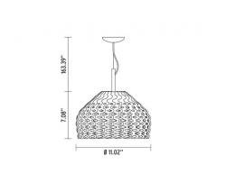 Подвесной светильник FLOS TATOU S2 белый - 2
