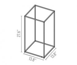 Садово-парковый светильник FLOS IPNOS OUTDOOR анодированный черный - 3