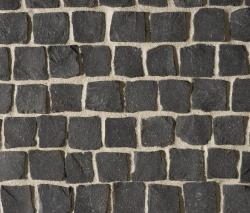 Metten Basalt schwarz Pflaster, gespalten - 1