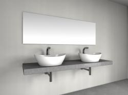 Изображение продукта Absolut Bad Console basin | Design Nr. 1006 – Steingrau poliert