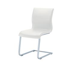 TEAM 7 magnum fs leather кресло на стальной раме - 1