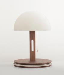 Karen Chekerdjian Hiroshima Dome Beige table light - 1