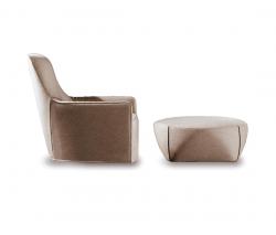 Изображение продукта Minotti Minotti Portofino кресло с подлокотниками I Pouf