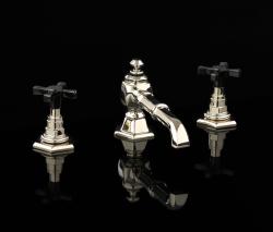 Изображение продукта DevonDevon Jubilee Black Cross 3 hole basin set