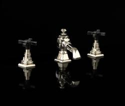 Изображение продукта DevonDevon Jubilee Black Cross 3 hole bidet set