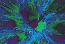 Изображение продукта wallunica Abstract Backgrounds | Blue and Purple paint abstract background