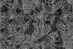 Изображение продукта wallunica Ilustrations - Wall Art | Checkered nautical pencil drawing