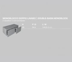 Milldue Block Double-basin monoblock - 6