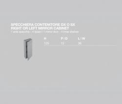 Milldue Minimal Mirror cabinet - 3