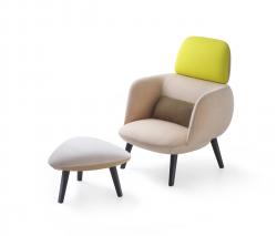 Изображение продукта Maxdesign Betty High кресло с подлокотниками and Pouf