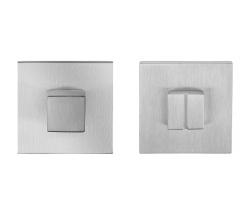 Изображение продукта FORMANI SQUARE LSQWC50/8 IN комплект дверных защелок (набор)