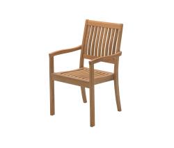 Изображение продукта Gloster Furniture Kingston стул штабелируемый с подлокотниками