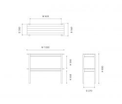 Karimoku New Standard Castor | Shelf - 8