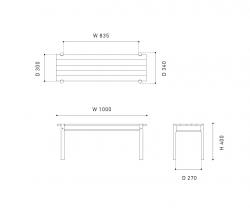 Karimoku New Standard Karimoku New Standard Castor | скамейка - 8
