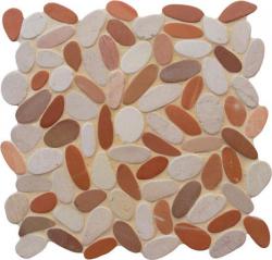 Mosaic Miro Production Oval Dia M White Pink mosaic - 1